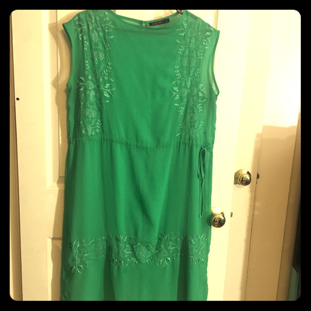 Embroidered summer dress